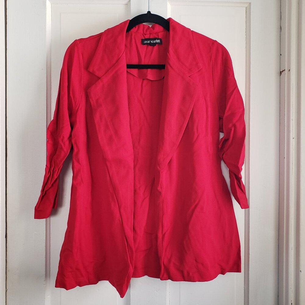 Dear Scarlett Magic Blazer 3/4 Sleeve Pockets